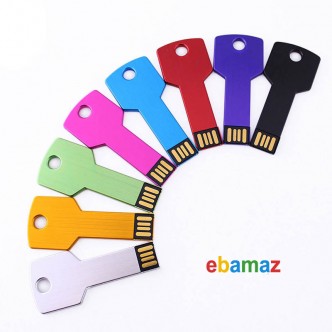 Metal Key Waterproof USB Thumb Stick Drive 128 MB to 64 GB for Choice Genuine True Storage